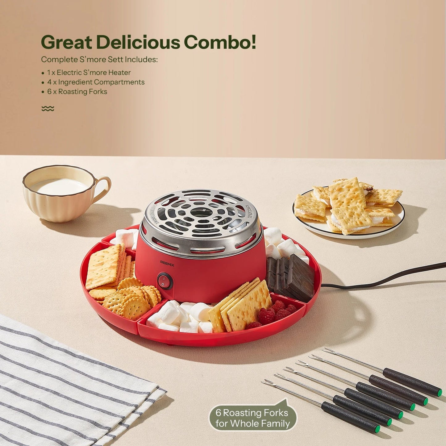 Compact Electric S'mores Grill