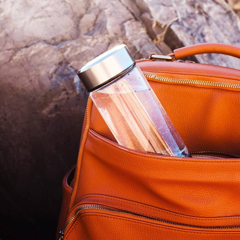 Compact Alkaline Water Bottle with Built-In Filter