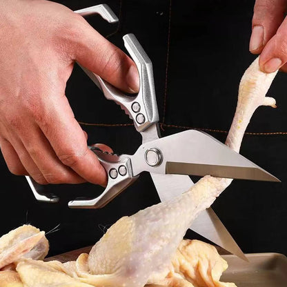 Sharp Stainless Steel Kitchen Scissors - Pexav