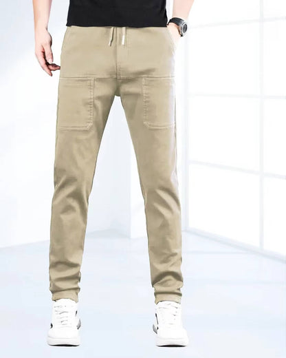 Flexible Men's Cargo Pants with Extra Pockets - Pexav