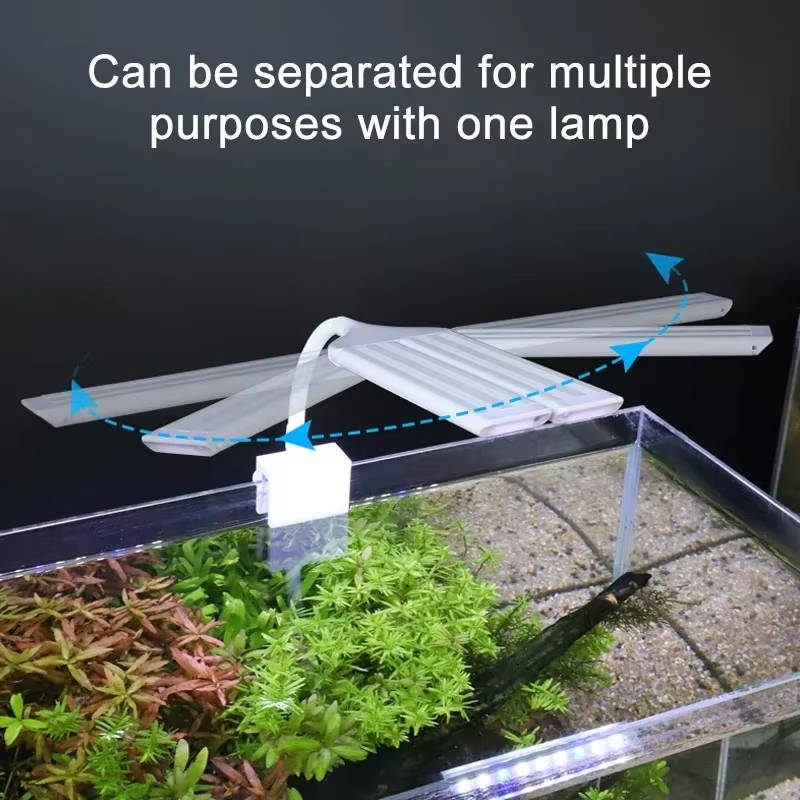 Powerful Led Fish Tank Light Full Spectrum Clip On Lamp