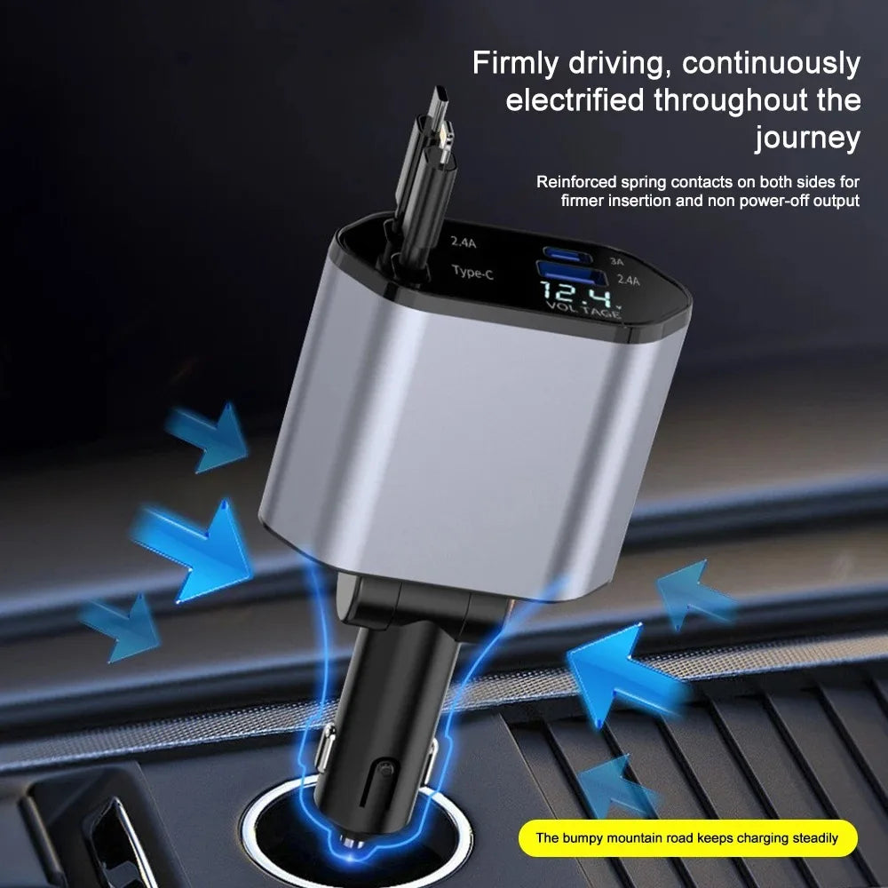 Compact 120W Car Power Adapter