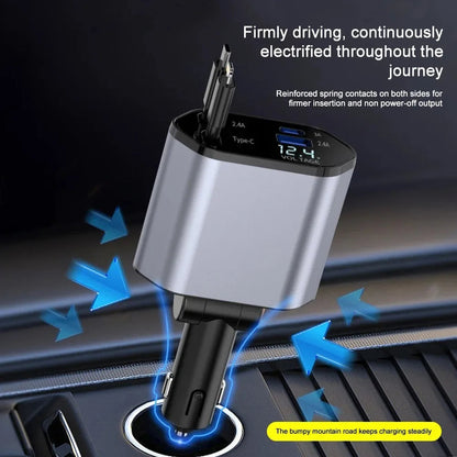 Compact 120W Car Power Adapter