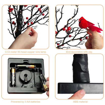 Sparkling LED Tabletop Trees
