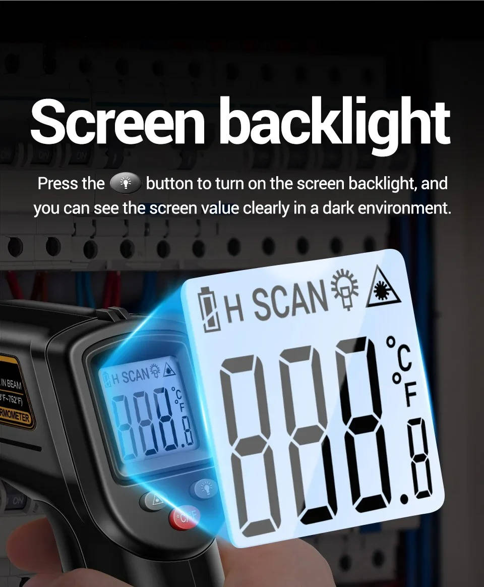 Accurate Digital Temperature Gun Scanner