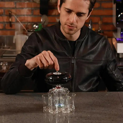 Compact 6 Shot Bar Drink Server