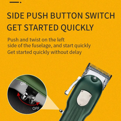 Heavy Duty Pet Grooming Clipper Rechargeable Metal