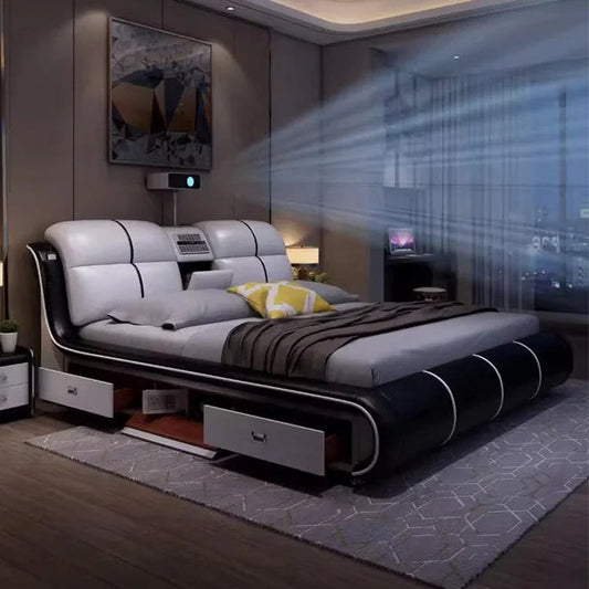 Advanced Heated Massage Adjustable Smart Bed - Pexav