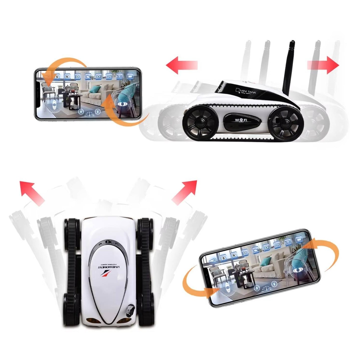Wi-Fi RC Car with HD Video Camera