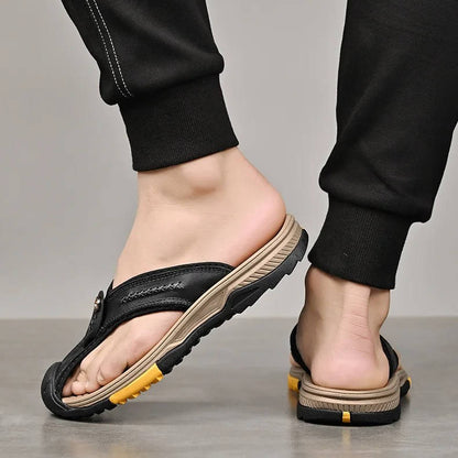 Quick Dry Breathable Men's Beach Flip Flops