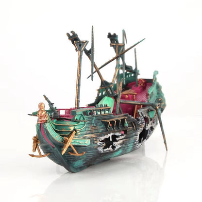 Big Fish Tank Boat Ornament