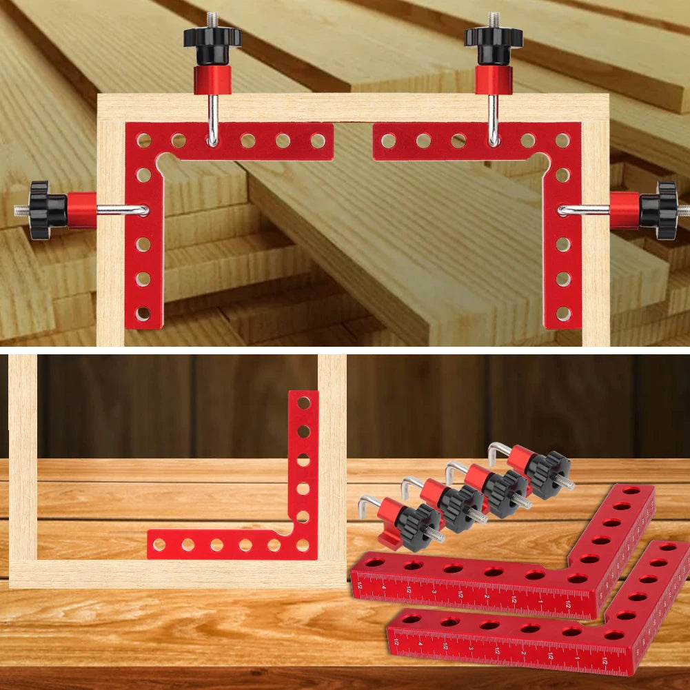 Heavy Duty 120mm Right Angle Bar Clamps - Pexav