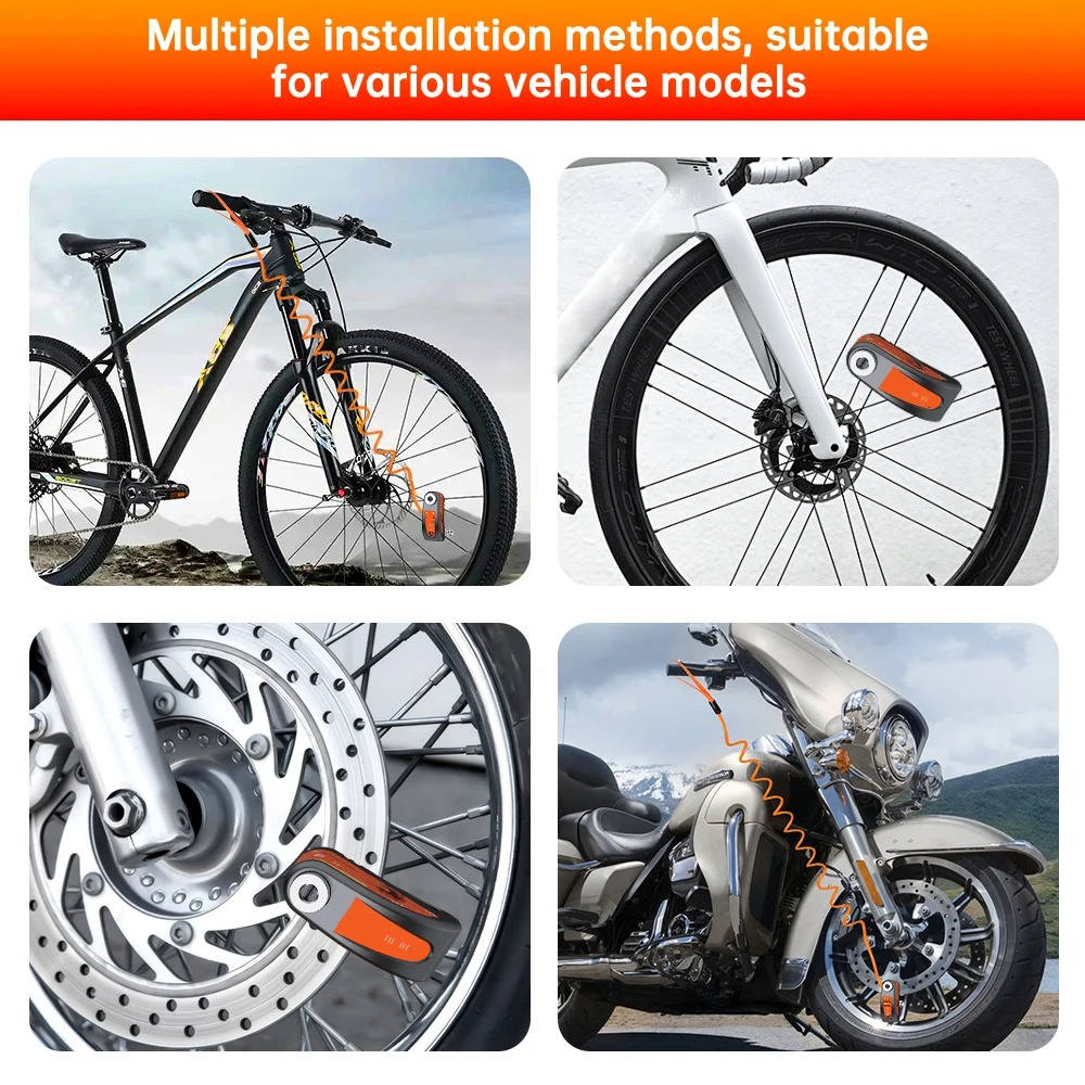 Secure Bike Disc Brake Lock Alarm