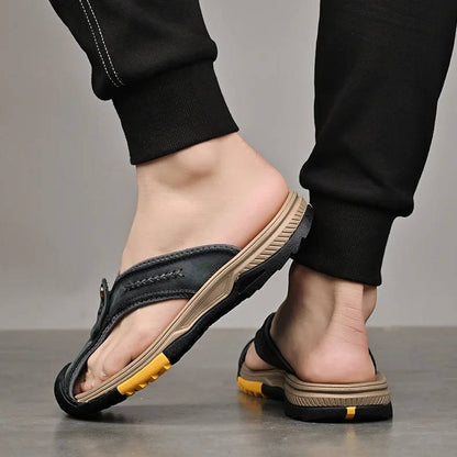 Quick Dry Breathable Men's Beach Flip Flops