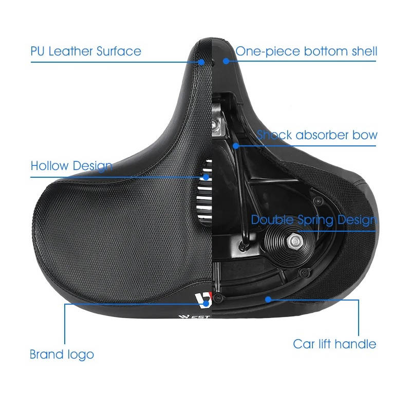 Ultra Cushioned Cycling Seat For Men