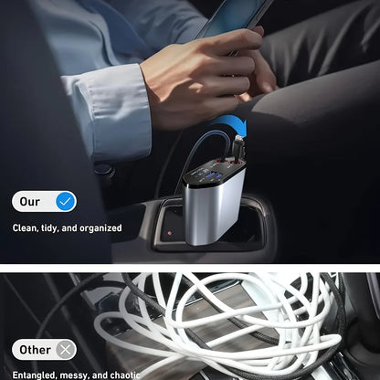Compact 120W Car Power Adapter