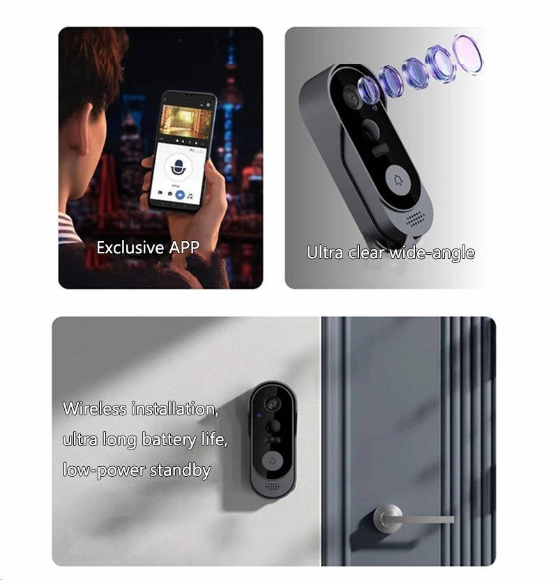 Wi-Fi Security Doorbell with HD Camera