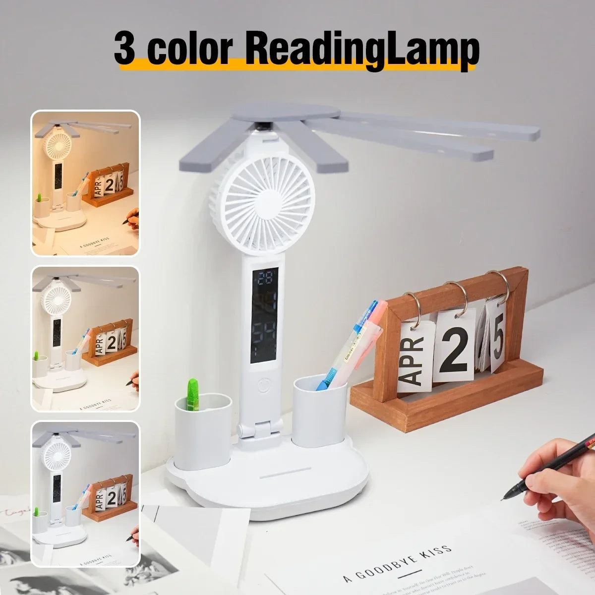 Space Saving Adjustable Desk Lamp