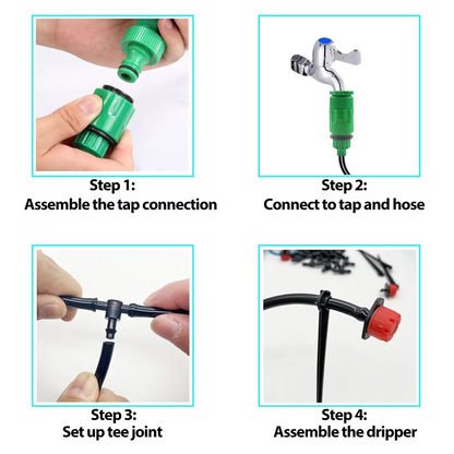 Water Saving Auto Garden Irrigation Kit
