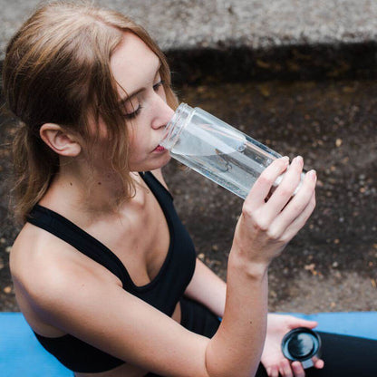 Compact Alkaline Water Bottle with Built-In Filter