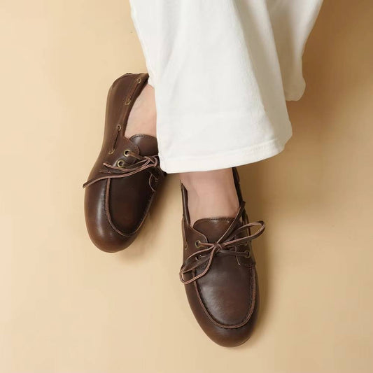 Authentic Soft Leather Moccasin Shoes - Pexav