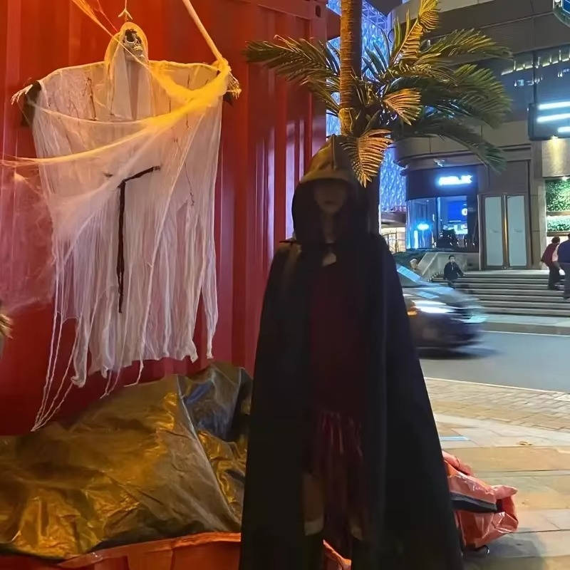 Spooky Scary Halloween Hooded Costume