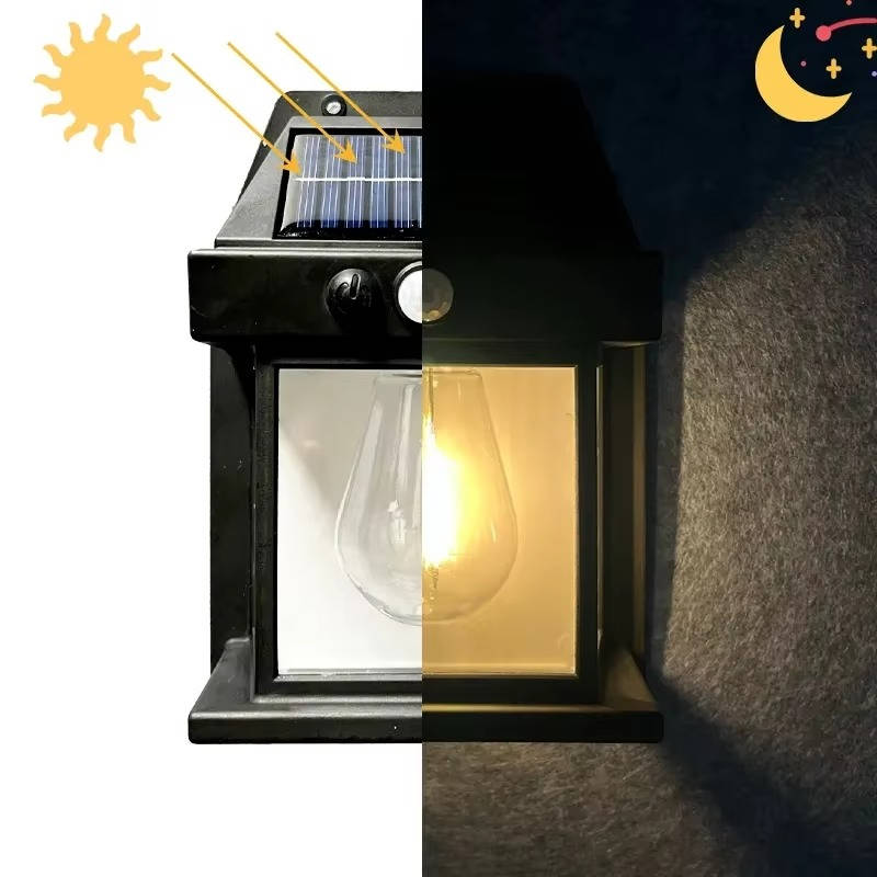 2 Pack Waterproof Outdoor Solar Lamp