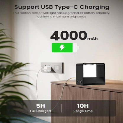 Smart LED Wall Lamp with Motion Sensor & Remote