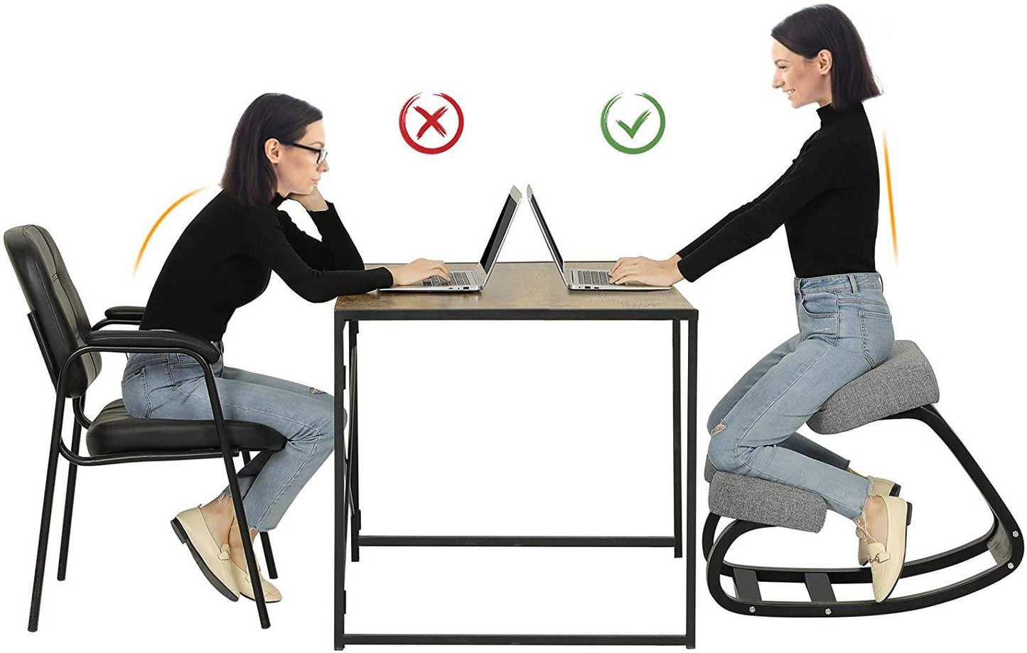 Comfortable Knee Support Office Chair