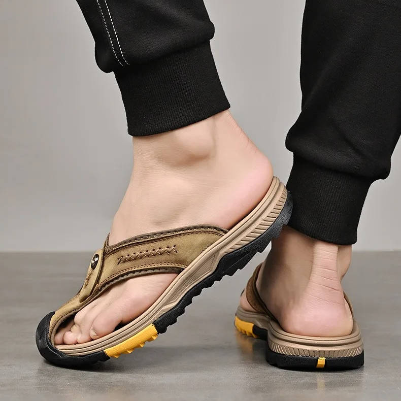 Quick Dry Breathable Men's Beach Flip Flops