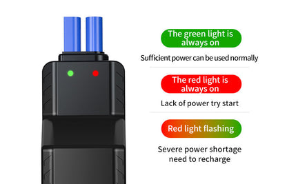 Compact Car Battery Booster with Air Pump & USB Charger