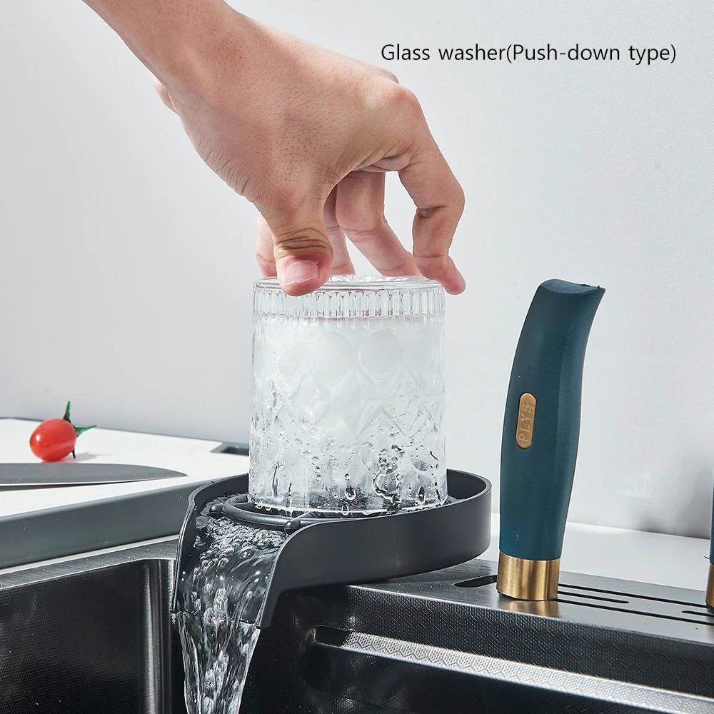 Modern Stainless Steel Kitchen Sink with Faucet