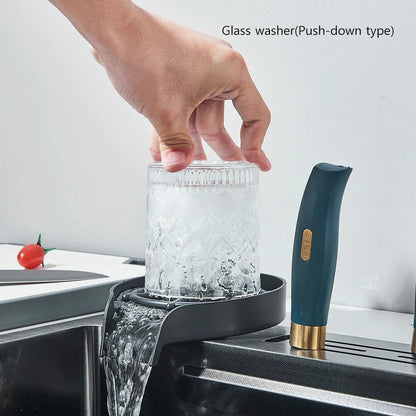 Modern Stainless Steel Kitchen Sink with Faucet