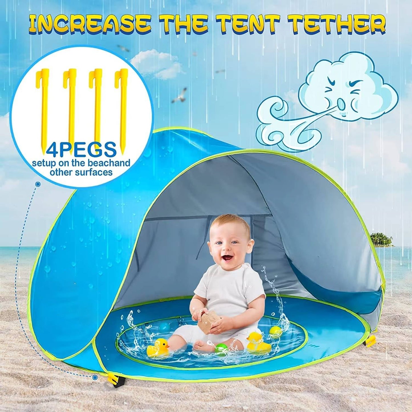 Portable Baby Sun Shelter Tent