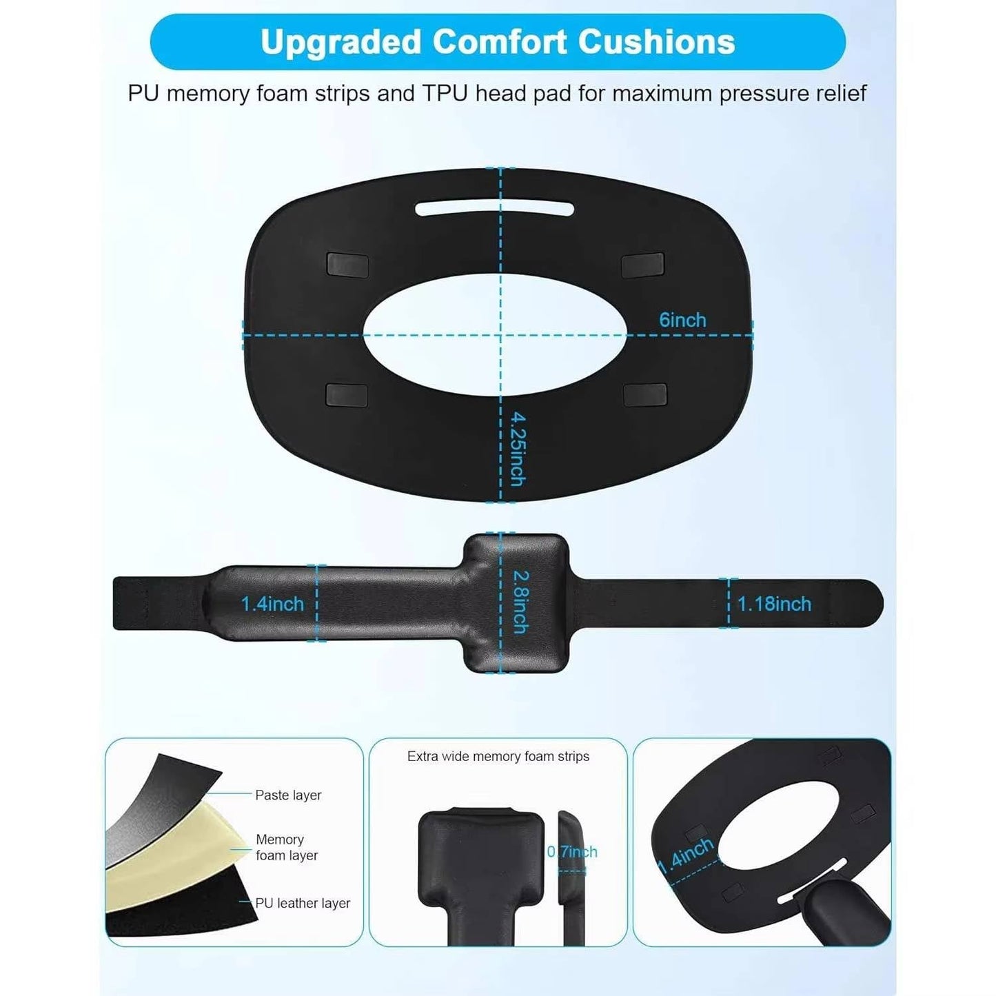 Comfortable VR Headband Holder