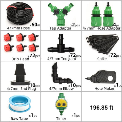 Water Saving Auto Garden Irrigation Kit