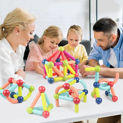 Colorful Magnetic Building Blocks for Kids - Pexav