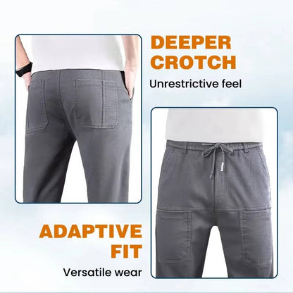 Flexible Men's Cargo Pants with Extra Pockets