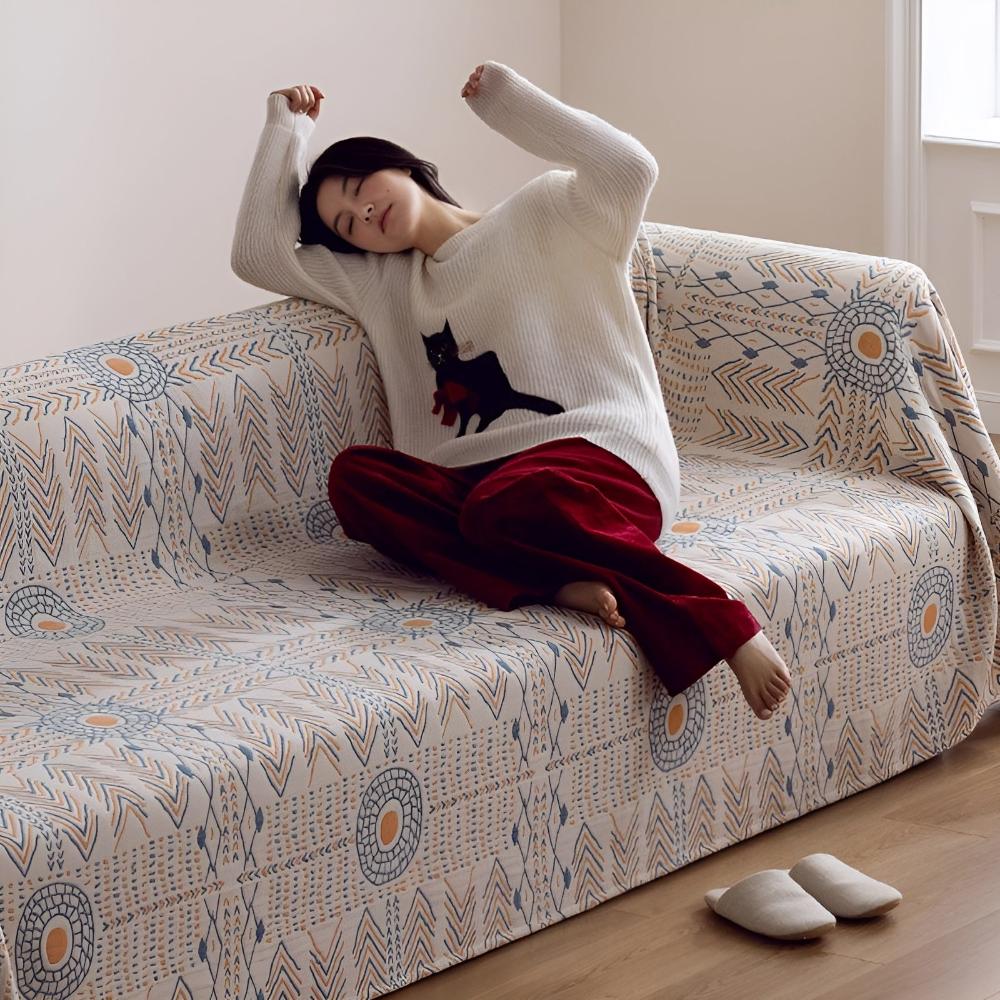 Soft Plush Reversible Throw Blanket