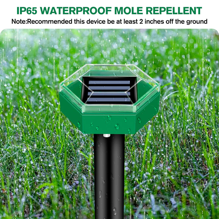 Solar Powered Yard Pest Repellent Stakes 4 Pack