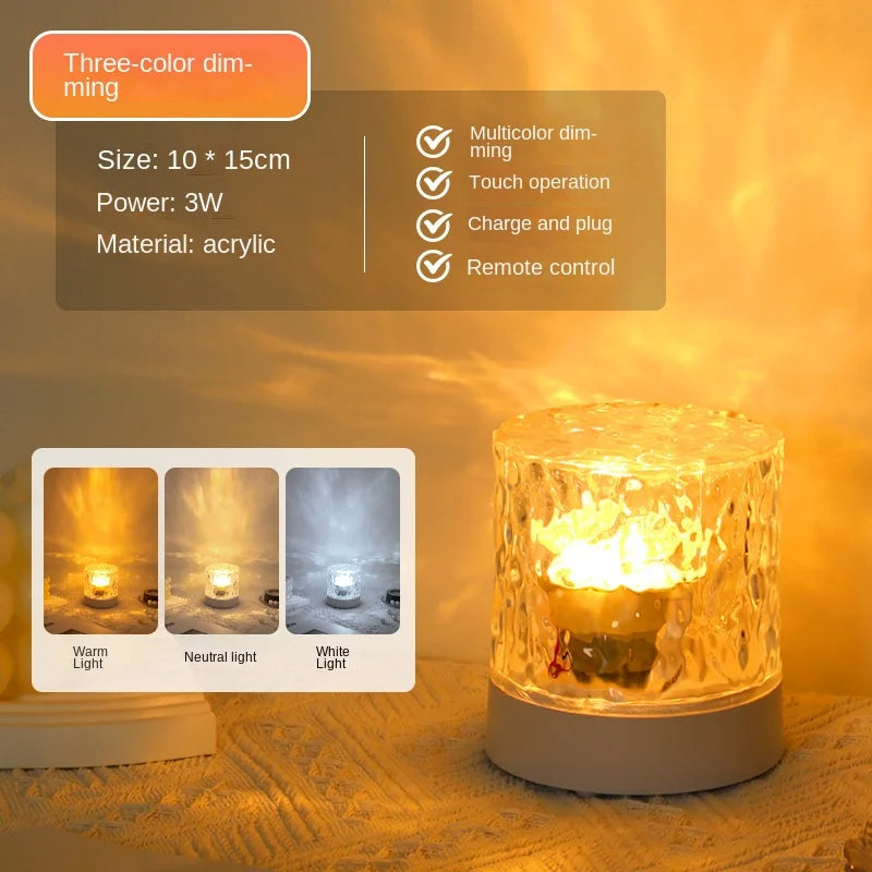 Colorful Wave LED Night Lamp