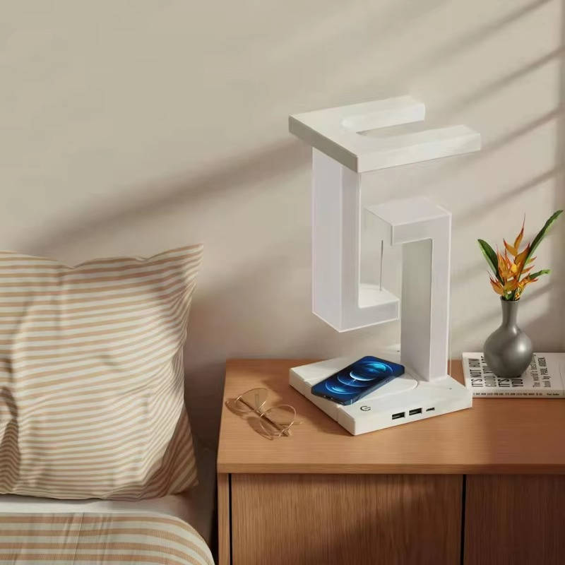 Portable LED Desk Lamp with Wireless Charging Pad