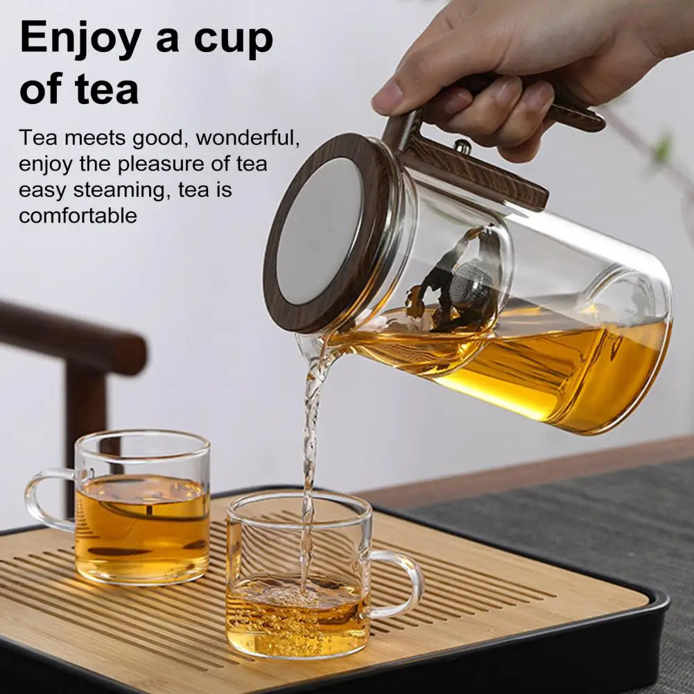 Clear Infusion Heat Resistant Teapot