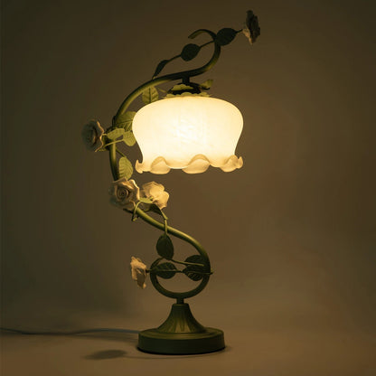 Colorful Floral Table Light Lamp - Pexav