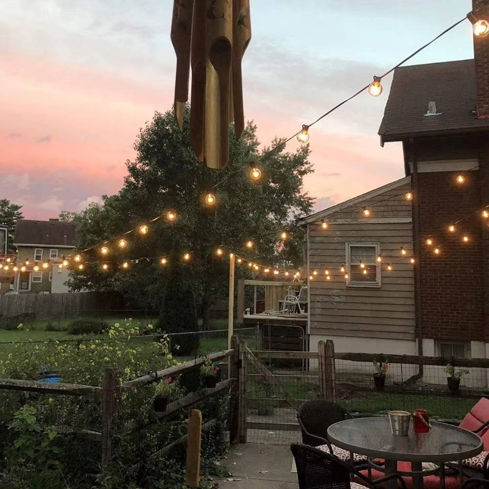 Bright Patio Solar String Lights
