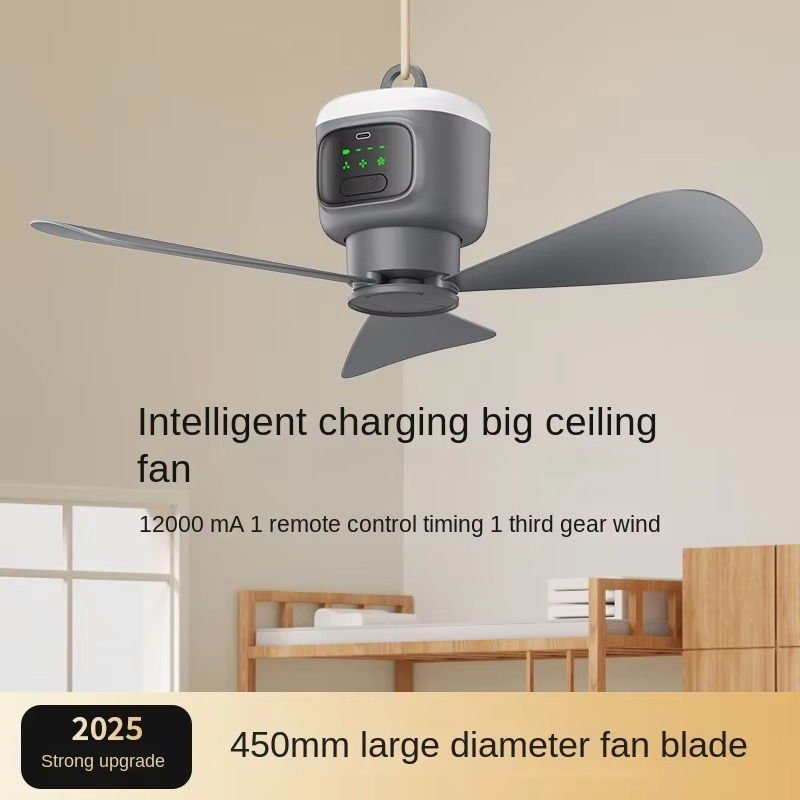 Compact Battery Powered Ceiling Fan