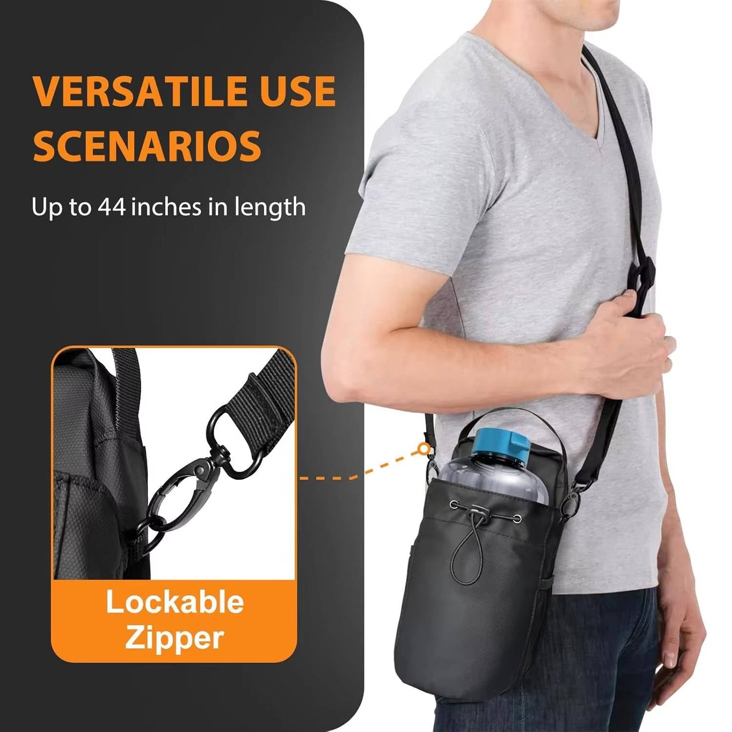 Compact Fitness Bag with Magnetic Closure