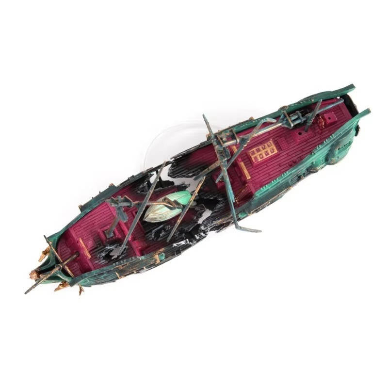 Big Fish Tank Boat Ornament