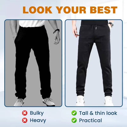 Flexible Men's Cargo Pants with Extra Pockets