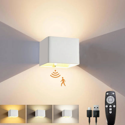 Smart LED Wall Lamp with Motion Sensor & Remote